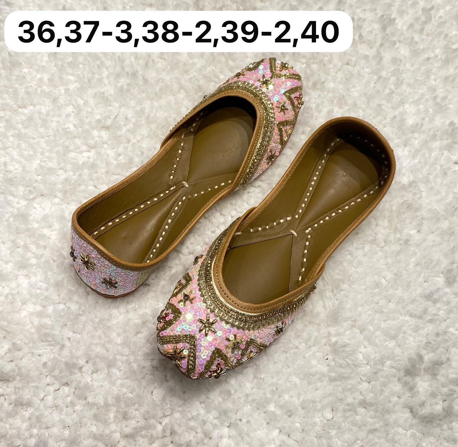 Lining Punjabi jutti #625