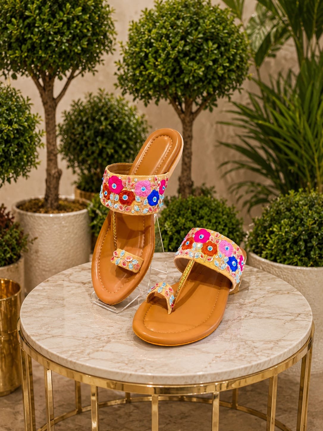 Flat Kolhapuri Chappal #485