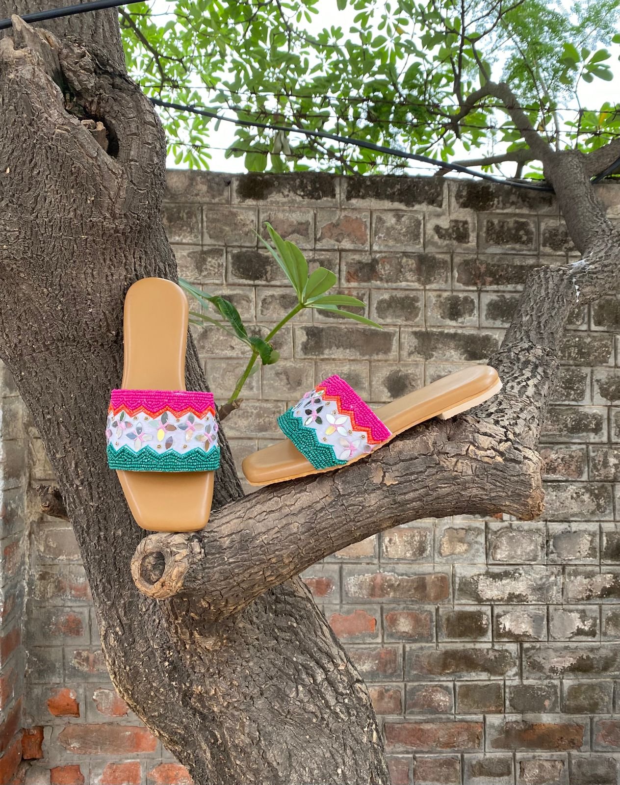 Embroidered Sliders #355