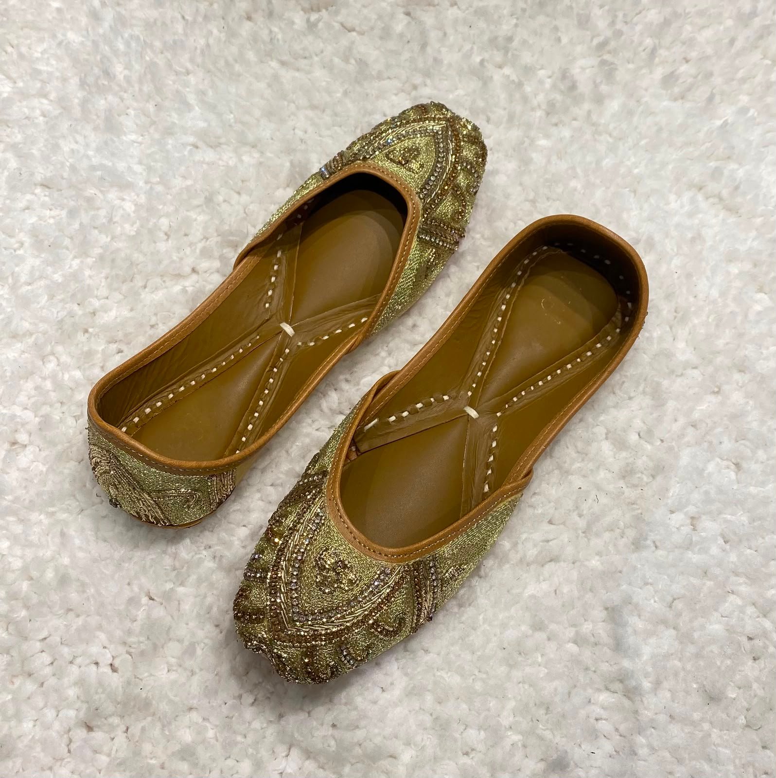Punjabi jutti lining leather #690