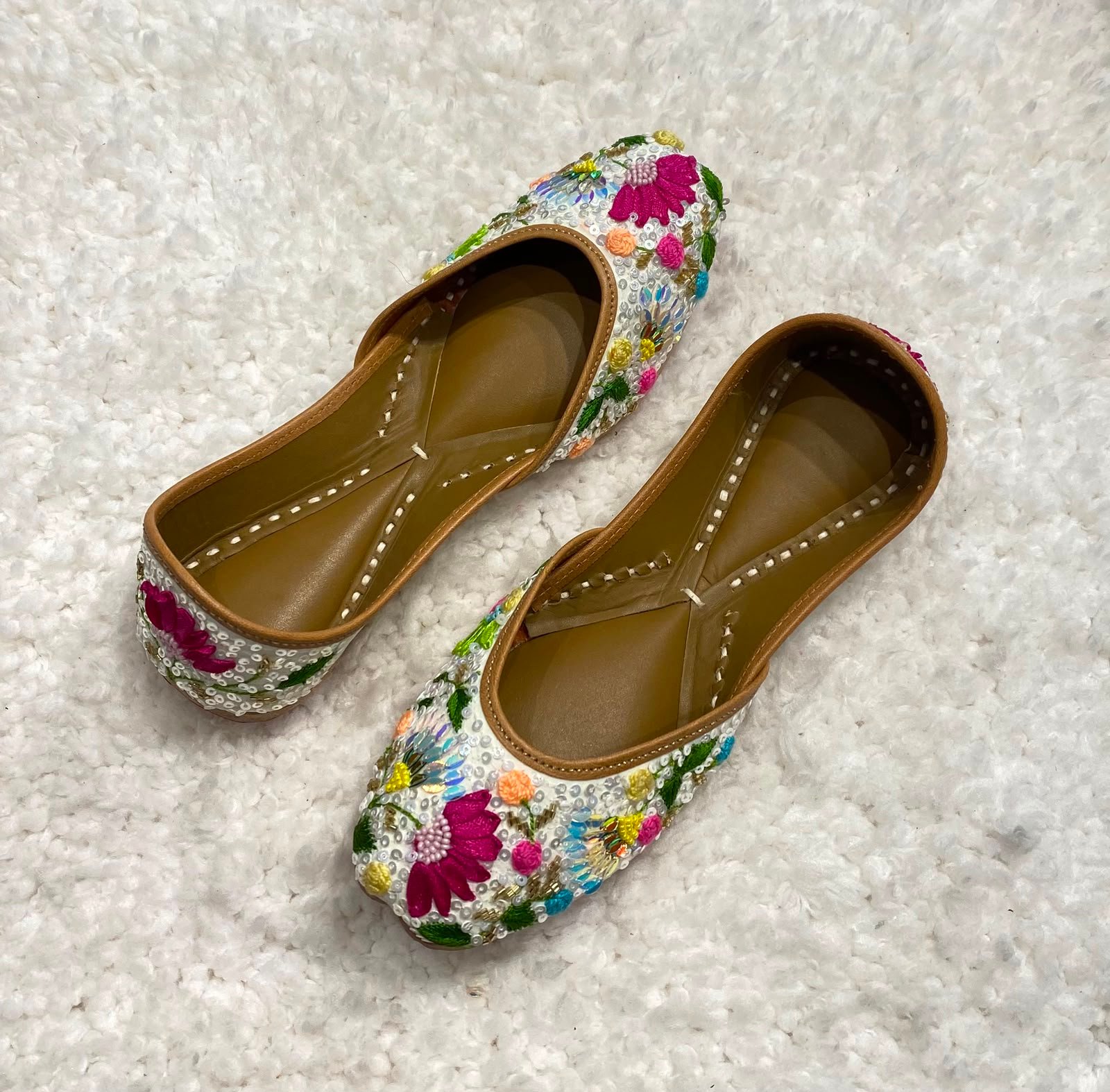Punjabi jutti lining leather #690